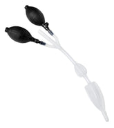 CleanStream Silicone Double Bulb Nozzle Clear Anal Cleansing